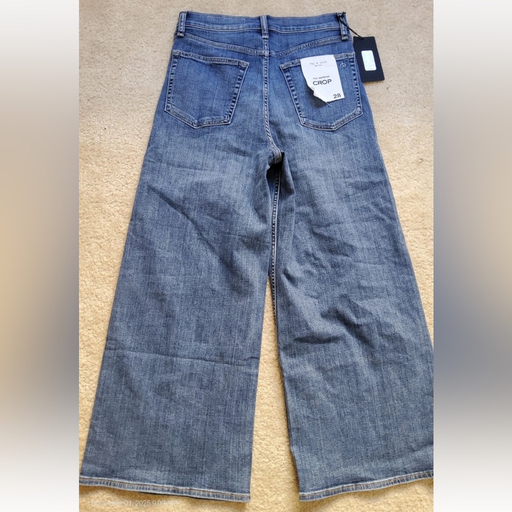 Rag and Bone Serens Crop Wide Leg
Denim jeans Sz 28 - Picture 4 of 5